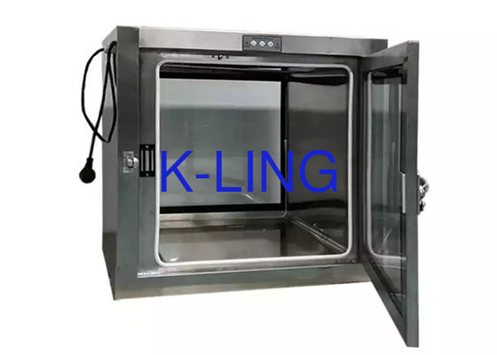 Janela de transferência de caixa de passagem estática SUS304 para parâmetro personalizado de sala limpa