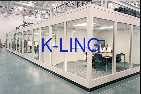 Quarto desinfetado de lustro de Softwall com a velocidade de ar 0.3-0.5m/S fácil instalar
