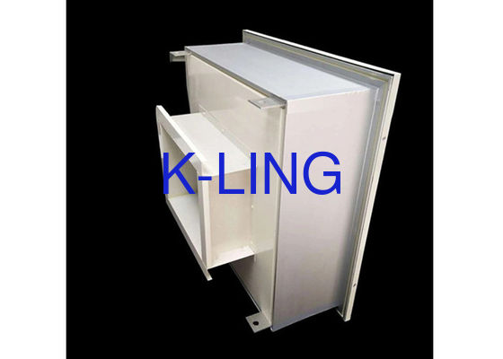 Caixa de filtro HEPA para escritório atende ao nível de ruído padrão ≤ 50 dB com porta de teste DOP