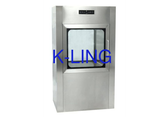 Caixa de passes de sala limpa personalizada com teclas polidas e acessórios