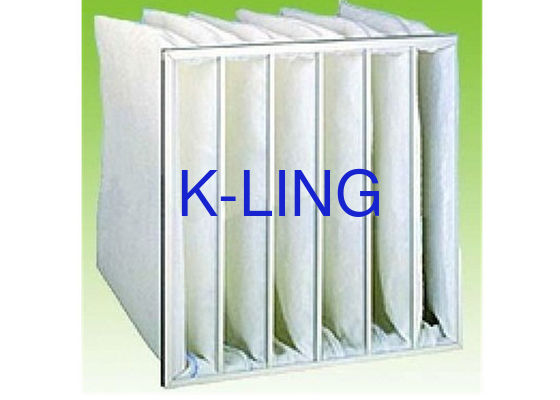 Filtro de ar de bolso com estrutura de liga de alumínio para ambiente de umidade