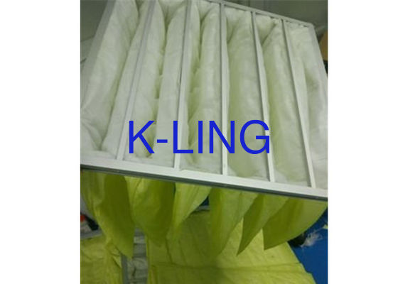 Filtro de volume de ar personalizável de alto volume de ar com fibra sintética de fibra de vidro