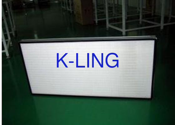 Quadro de liga de alumínio industrial ULPA / HEPA Filtro de ar Tamanho personalizado