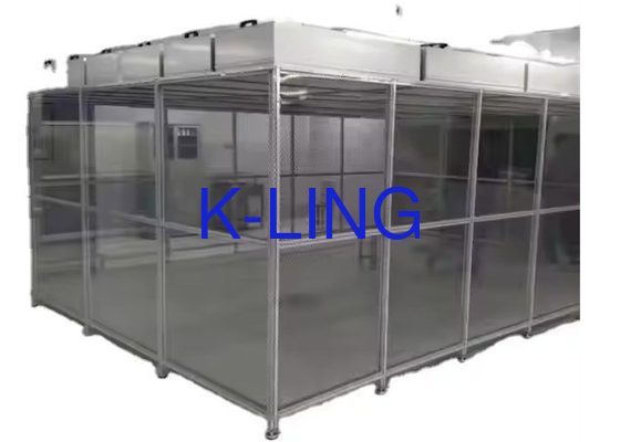 Quarto limpo de alumínio modular de parede macia