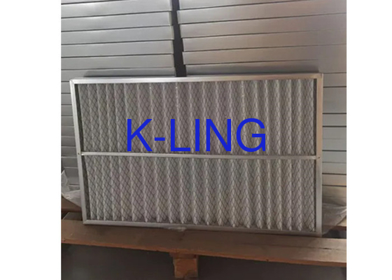Sistema de ventilação pré-filtro personalizado Filtro de ar com redes de proteção galvanizadas / de alumínio