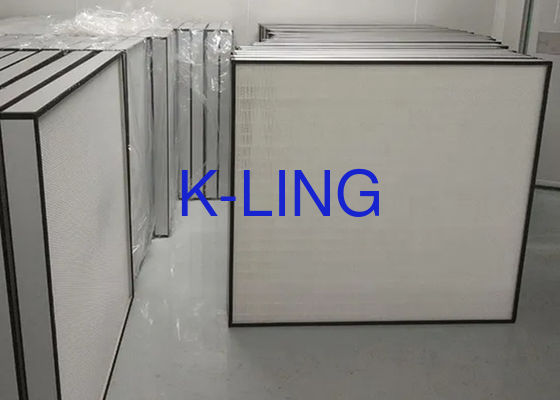 Fluxo de ar Filtro de ar HEPA com 99,995% de eficiência e velocidade de ar de 0,45 m/s