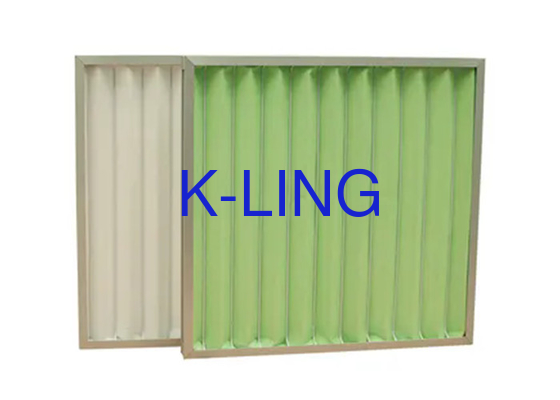 Filtros de ar de forno de plissado profundo de HVAC Filtros de ar de HVAC para unidades de AC