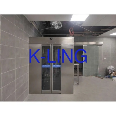 Duche de ar de sala limpa Configuração de ventilador dedicado e alimentação de 220V/50Hz para purificação de ar de sala limpa
