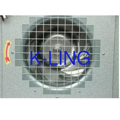 Unidade de filtro de ventilador tipo ventilador centrífugo com volume de ar nominal de 900 m3/h e acabamento prateado