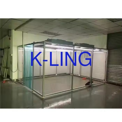 Cabine Limpa Branca Classe 10-10000 para Desempenho Superior em Salas Limpas