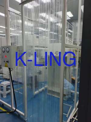 Instalação e desmontagem rápidas Sala limpa modular com 2P 5P controle de umidificação de temperatura e H14 filtro HEPA 99,99%@0,3um