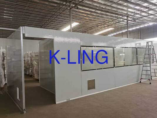 Sala Limpa Modular Softwall com Purificação Classe 1000/ISO5/ISO6/ISO7 Autoportante ou Montada na Parede e Filtro HEPA e Pré-filtro