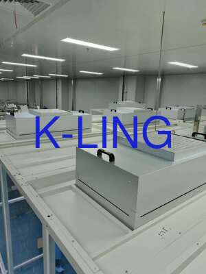 Sistema de sala limpa modular com filtro HEPA de tamanho personalizado e piso antiestático de PVC