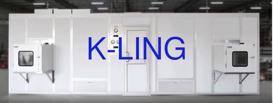 Sala limpa modular com nível de ruído inferior a 65 DB, fornecendo nível de limpeza ISO 5 ISO 6 ISO 7 ISO 8 e filtros HEPA ULPA para controle de ar de precisão