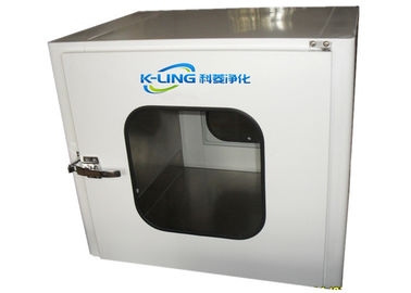 Caixa de passagem da sala de limpeza do semicondutor, passagem fixada na parede através da caixa 1mm/1.2mm