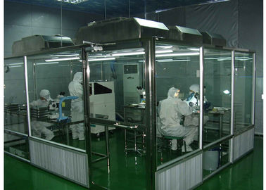 Classe 100 - 10000 do quarto desinfetado do hardwall do semicondutor do ISO com unidade de filtro do fã