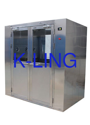 Chuveiro de ar eletrônico da carga da porta dobro do bloqueio com sopro bilateral