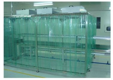 Cortina antiestática da prova da poeira da cabine do quarto desinfetado de Pharma do fã de EBM