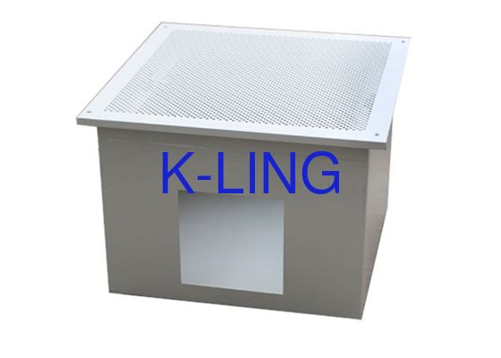 Caixa revestida do filtro do aço HEPA do pó do suprimento de ar fresco para a fábrica eletrônica
