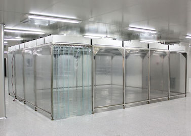 Quarto desinfetado de Softwall da microeletrônica da classe 10000 com unidade de filtro do fã