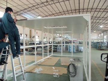 Quarto desinfetado de Softwall do equipamento compacto da purificação do ar com a anti cortina da grade de Staic