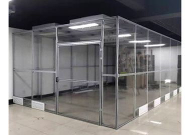 Quarto desinfetado durável de Softwall com parede do plexiglás, quadro de alumínio do perfil