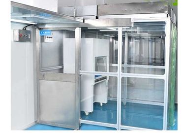 Quarto desinfetado da porta de aço inoxidável customizável/sala de limpeza modulares de Softwall