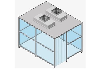 O quarto desinfetado de Softwall do laboratório com HEPA filtra/cabine limpo móvel