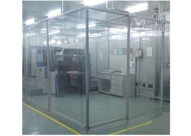 Parede de cortina plástica modular da eletricidade estática de quarto desinfetado de Softwall anti