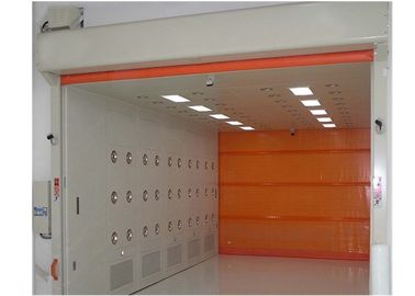 túnel do chuveiro de ar do espaço de 3PH 380V grande com a porta rápida do rolamento do PVC