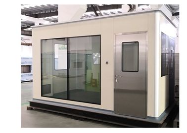 Cabine limpa à prova de fogo de Softwall dos painéis de sanduíche com a porta hermética de aço