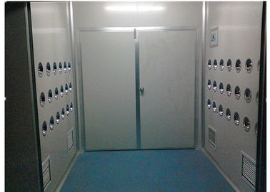 Túnel antiestático do chuveiro de ar da carga da classe 10000 para a oficina cosmética, painel de sanduíche
