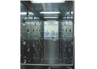 Chuveiro de ar de aço inoxidável do túnel com porta automática, equipamento do quarto desinfetado