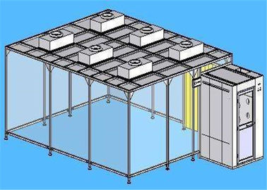 Quarto desinfetado livre de poeira de Softwall da classe 100000 com FFU