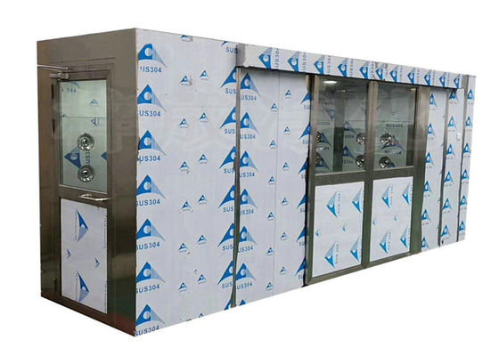 Chuveiro de ar de aço inoxidável da sala de limpeza da represa com filtro de HEPA