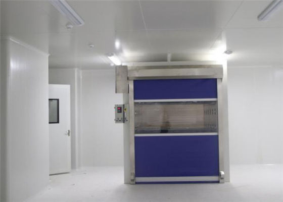 Túnel rápido do chuveiro de ar da carga da velocidade da porta 27m/s do obturador do PVC com certificação do CE