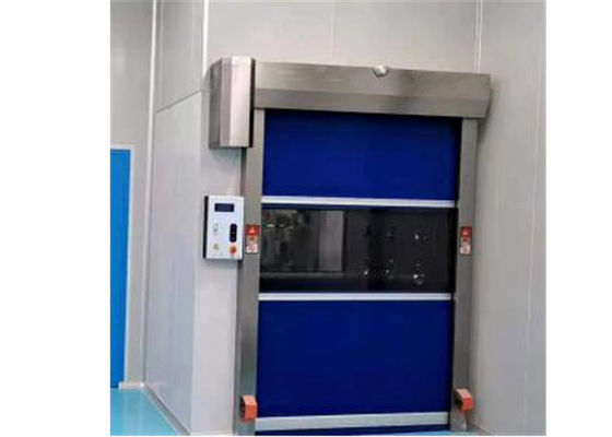 Túnel de controle remoto do chuveiro de ar do quarto desinfetado com a porta dos rolos do PVC da velocidade rápida