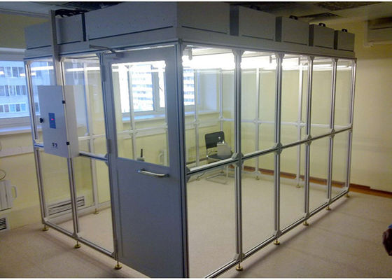O quadro de alumínio Softwall do perfil do OEM a cabine distribuidora do ISO 7 do ISO 5 do quarto desinfetado