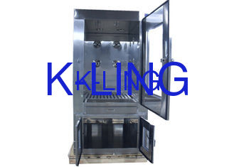 Pavimente a caixa de passagem do chuveiro de ar do suporte com 380V/50HZ, sopro três lateral