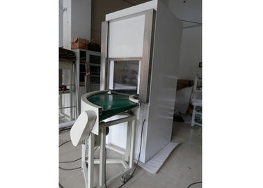 Caixa de passagem automática vertical do quarto desinfetado de chuveiro de ar da porta deslizante no ambiente limpo