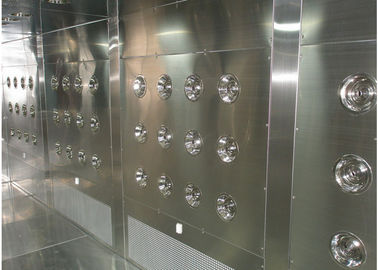 Túnel personalizado do chuveiro de ar com a porta deslizante automática e o sistema de controlo do PLC